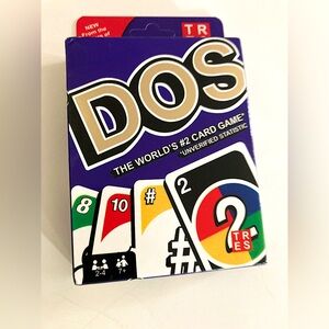 Mattel DOS Card Game Family Game Night UNO Style Cards
